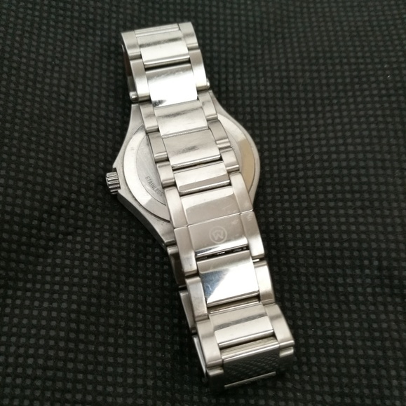 Movado Stainless Steel Blue Faced Watch - Picture 2 of 4